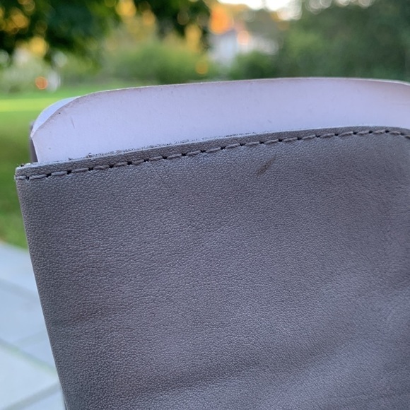 Naturalizer gael dark grey wide calf leather boots - Picture 15 of 16